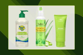 Collage of Best Sunburn Relief Products 
